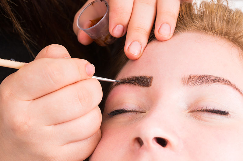 Eyebrow Tinting  Houston Hair Salon Nail Salon and Spa